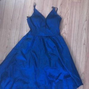 High Low Blue Dress